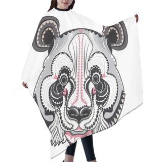 Personality  Patterned Head Of The Panda Hair Cutting Cape