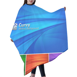 Personality  Swirly Abstract Background Hair Cutting Cape