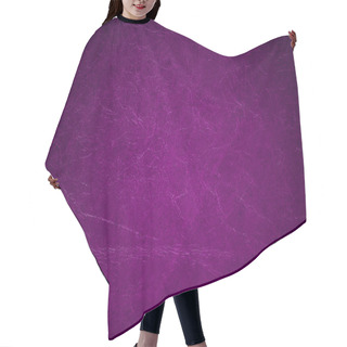 Personality  Purple Imitation Leather Background Texture Hair Cutting Cape