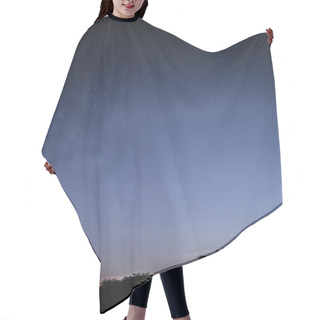 Personality  Milky Way Galaxy Image Of Night Sky With Clear Stars Hair Cutting Cape
