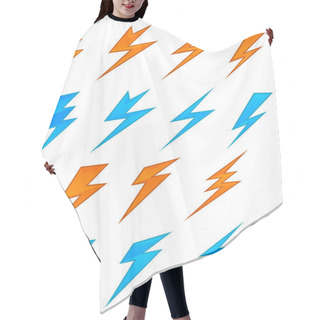 Personality  Lightning Symbols Hair Cutting Cape