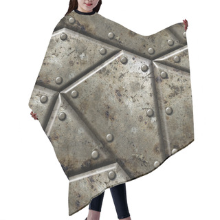 Personality  Armor Seamless Texture Background. Hair Cutting Cape