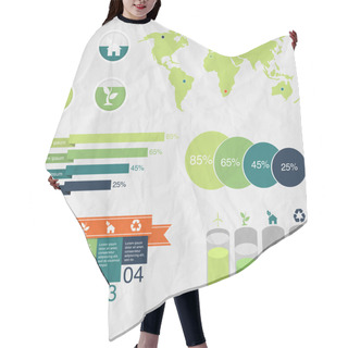 Personality  Ecology Info Graphics Collection, Charts, Symbols, Graphic Hair Cutting Cape