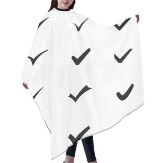 Personality  Checkmarks Hair Cutting Cape