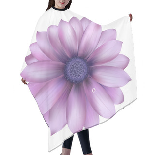 Personality  Lilac Flower With Water Drop Hair Cutting Cape