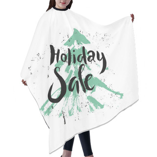 Personality  Holiday Sale Christmas Card Hair Cutting Cape