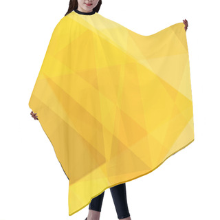 Personality  Yellow Abstract Background Hair Cutting Cape