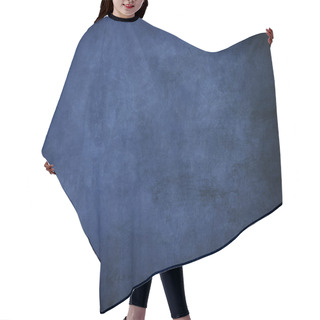 Personality  Dark Blue Grungy Distressed Canvas Bacground  Hair Cutting Cape