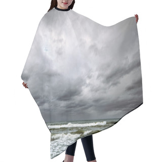 Personality  Dramatic Sky Over Baltic Sea Hair Cutting Cape