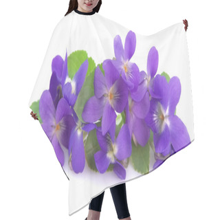 Personality  Wild Spring Violets Hair Cutting Cape