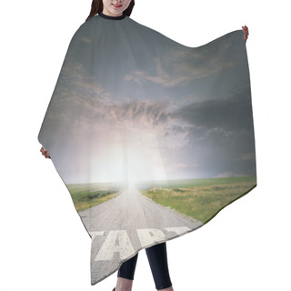Personality  New Day New Life Hair Cutting Cape