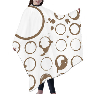 Personality  Coffee Stains Hair Cutting Cape