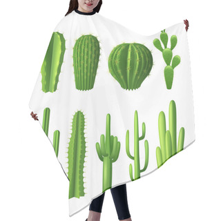 Personality  Cactus Realistic Set Hair Cutting Cape