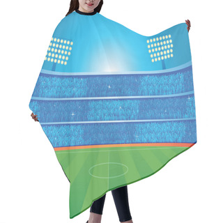 Personality  Soccer Stadium Hair Cutting Cape