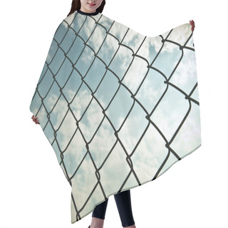 Personality  Fence Wire Hair Cutting Cape