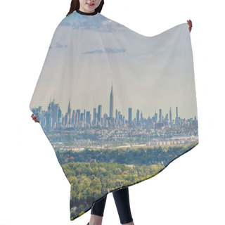 Personality  Midtown Manhattan In A Forest Hair Cutting Cape