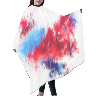 Personality  Brushed Painted Abstract Background. Brush Stroked Painting. Artistic Vibrant And Colorful Wallpaper. Hair Cutting Cape