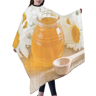 Personality  Bowl With Honey And Daisies Hair Cutting Cape