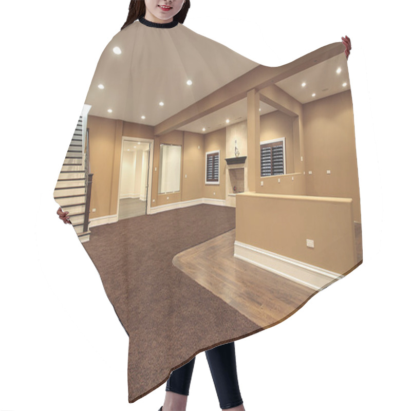 Personality  Lower Level Basement Hair Cutting Cape