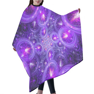 Personality  Multiple Glowing Bubble Universes Hair Cutting Cape