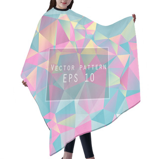 Personality  Abstract Polygonal Background Hair Cutting Cape