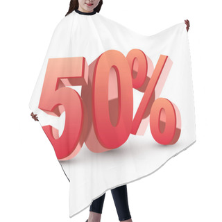 Personality  3d Shiny Red Discount Collection - 50 Percent Hair Cutting Cape