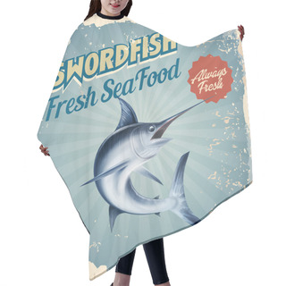 Personality  Swordfish Vintage Hair Cutting Cape