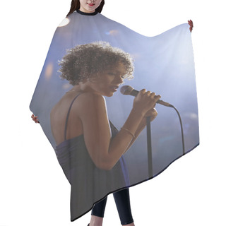 Personality  Jazz Singer Performing  Hair Cutting Cape