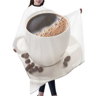 Personality  Coffee Cup And Beans Hair Cutting Cape