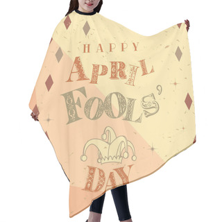 Personality  Happy Fools' Day Hair Cutting Cape