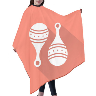Personality  Flat Travel Icon Hair Cutting Cape