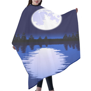 Personality  Moon In The Night Hair Cutting Cape