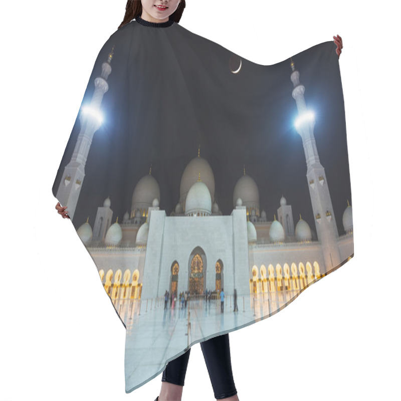 Personality  The Shaikh Zayed Mosque Hair Cutting Cape