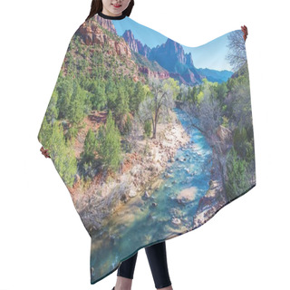Personality  Spring In Zion National Park Hair Cutting Cape