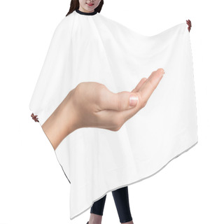 Personality  Female Hand Holding Something Hair Cutting Cape