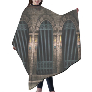 Personality  Arches And Iron Railings Hair Cutting Cape