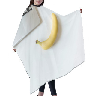 Personality  Ripe Banana And Laptop  Hair Cutting Cape
