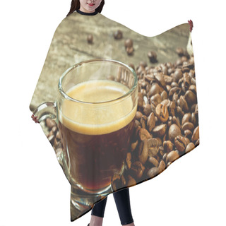 Personality  Espresso And Coffee Grain Hair Cutting Cape