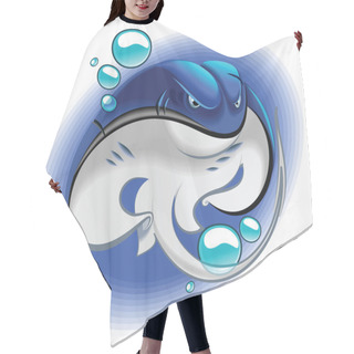 Personality  Stingray Hair Cutting Cape