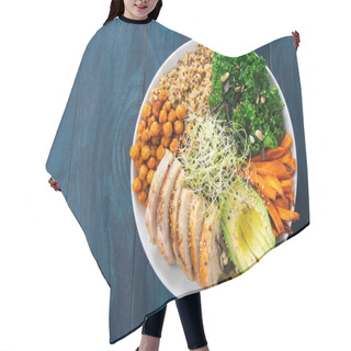 Personality  Super Foods Buddha Bowl Hair Cutting Cape