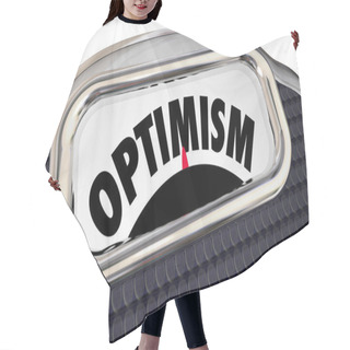 Personality  Optimism Scale Lose Weight Positive Feedback Attitude 3d Illustration Hair Cutting Cape