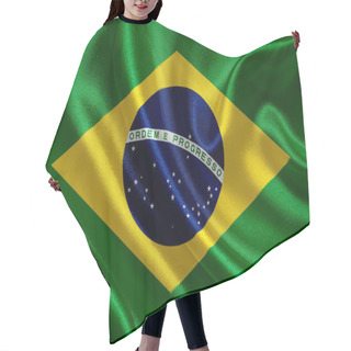 Personality  Brazil Flag Hair Cutting Cape