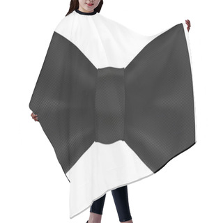 Personality  Classic Black Bow-tie. Hair Cutting Cape