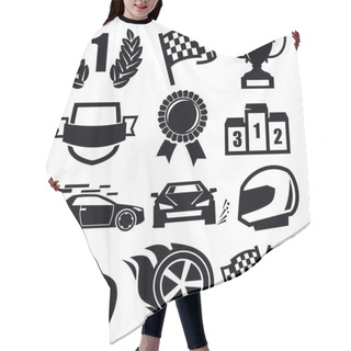 Personality  Auto Icons Hair Cutting Cape
