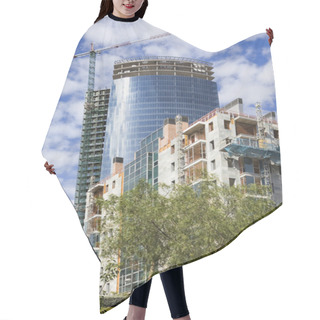 Personality  Buildings Under Construction Hair Cutting Cape