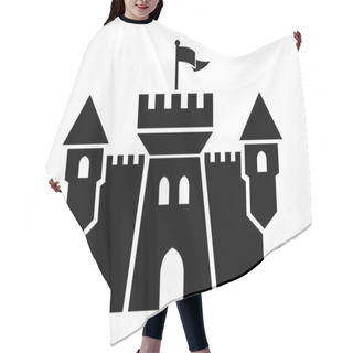 Personality  Castle Icon Hair Cutting Cape
