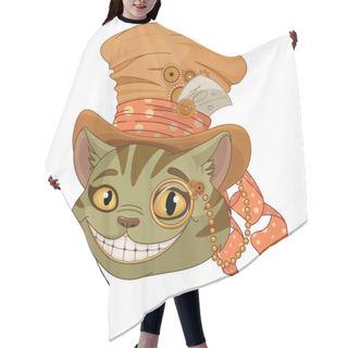 Personality  Cheshire Cat In Hat Hair Cutting Cape