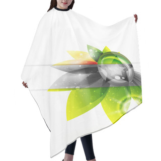 Personality  Abstract Flower Background Hair Cutting Cape
