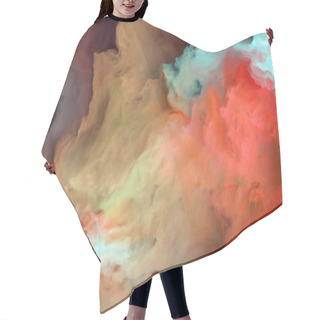 Personality  Numeric Canvas Background Hair Cutting Cape