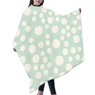 Personality  Baby Fun Hand Drawn Dots Asymmetrical Seamless Pattern, Dotted Swiss Hair Cutting Cape